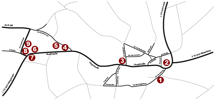 Lageplan Baupl&auml;tze in Schwollen
