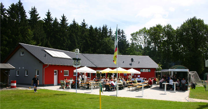 Sportlerheim des SV Schwollen