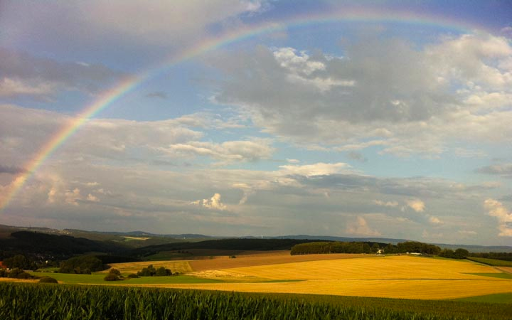 Regenbogen &uuml;ber Schwollener Bann